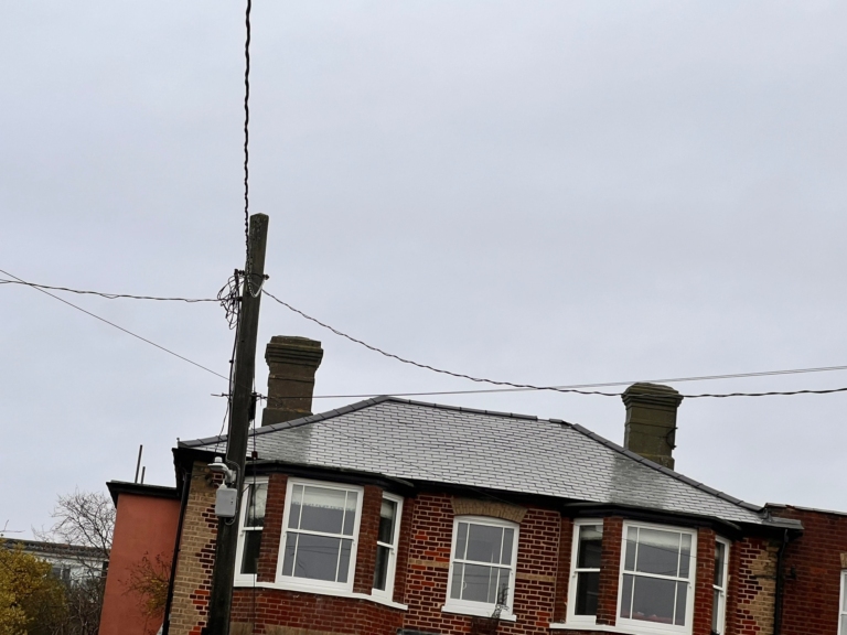 New slate roof in Aldeburgh