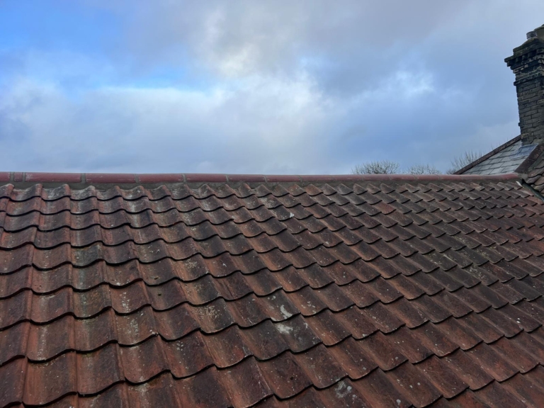 New ridge installed on a roof in Norwich