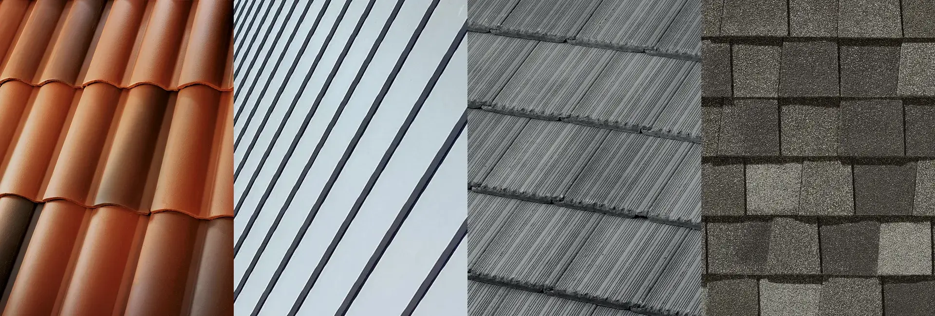 Different types of roofing materials available for your roof.