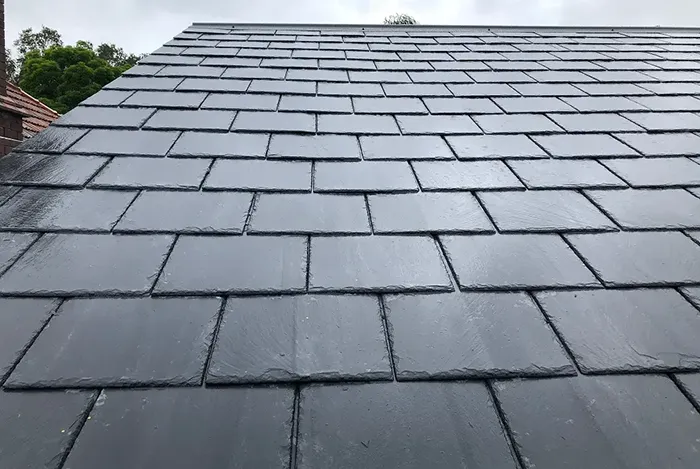 Slate roof tiles